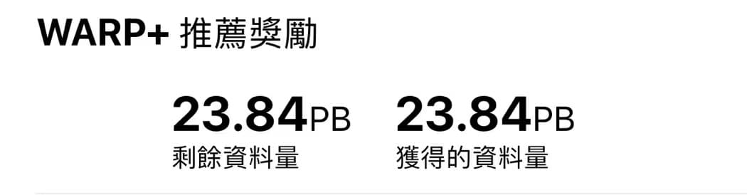 CloudFlare Warp+ 24PB 免费科学上网工具获取无限流量
